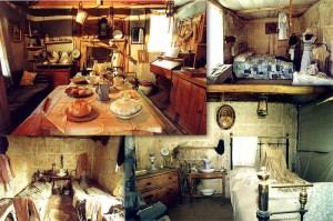 Replica homestead kitchen and bedrooms